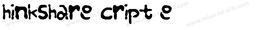 Thinkshare Script Re字体转换